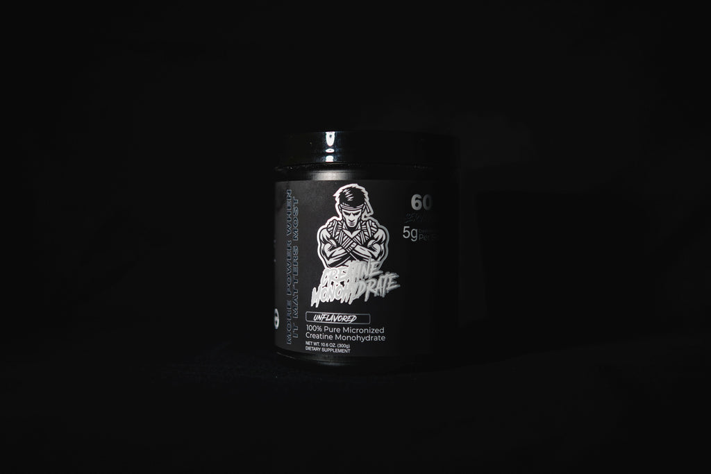 Unflavored Pure Creatine Monohydrate | 5g Micronized Creatine | 60 Servings