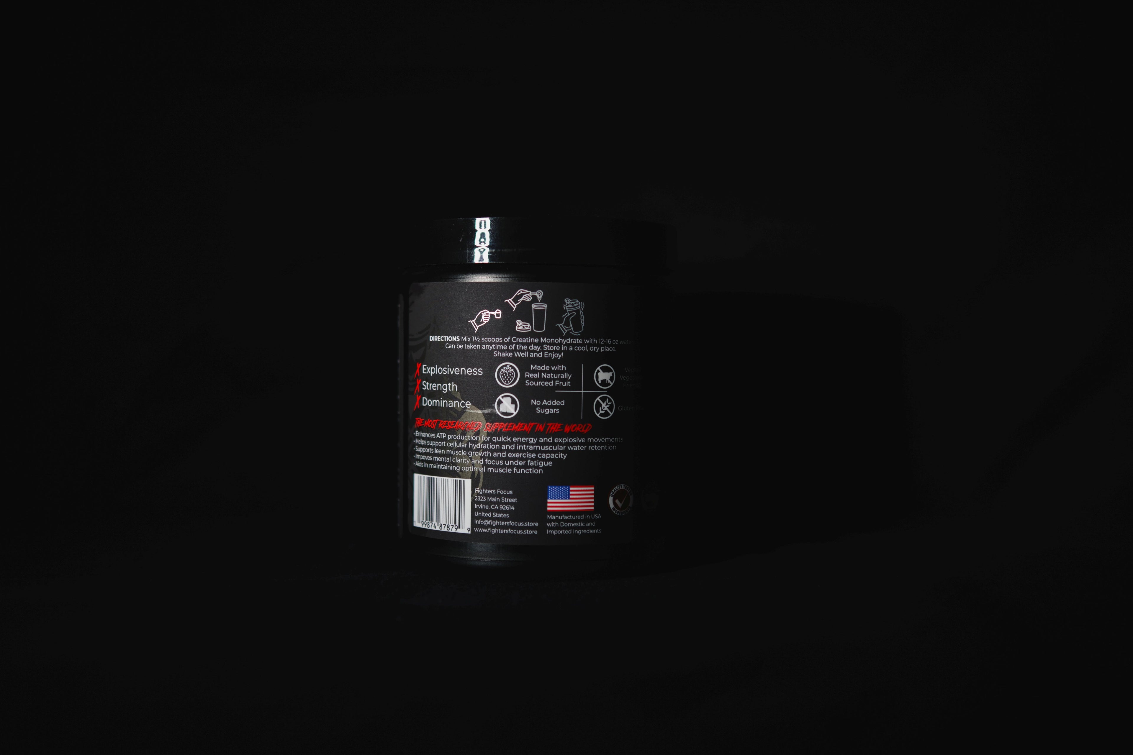 Strawberry Creatine Monohydrate | Naturally Inspired Strawberry Flavor | 5g Creatine | 40 Servings