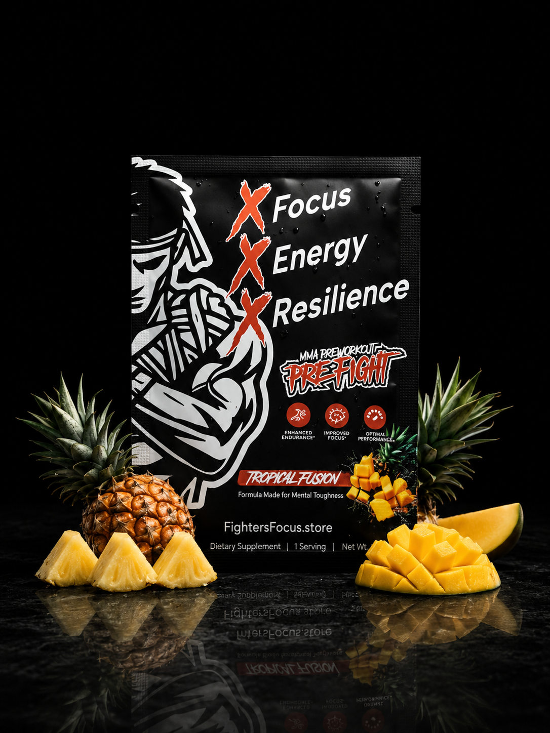 PRE-FIGHT | MMA Pre Workout Sample Pack for Fighters | Energy, Focus & Endurance