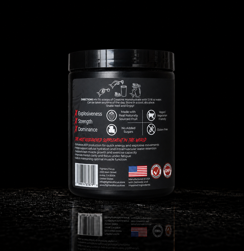 Strawberry Creatine Monohydrate | Naturally Inspired Strawberry Flavor | 5g Creatine | 40 Servings